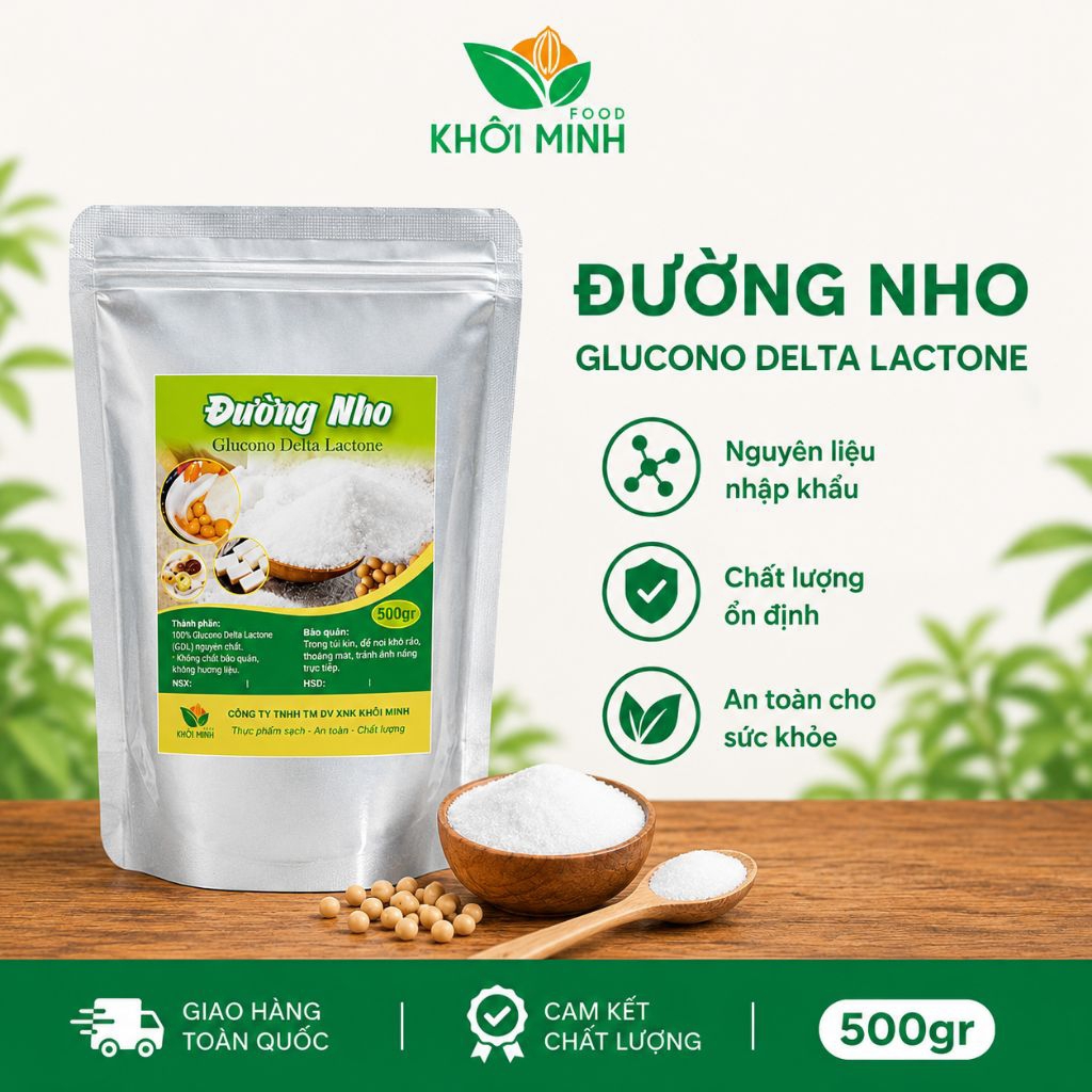 Đường nho Pháp gói 500gr