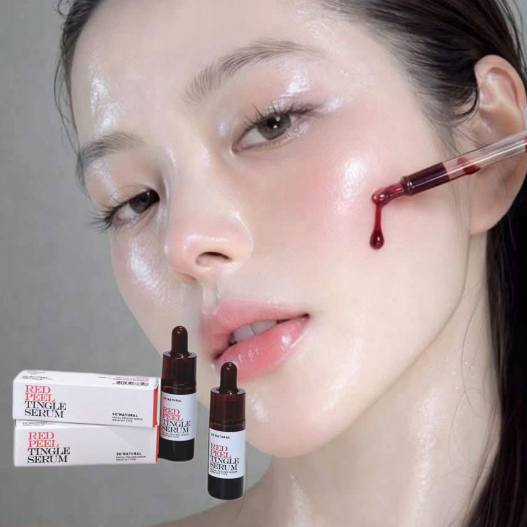 [Mini] Tinh Chất Peel Da Không Bong Tróc Red Peel Tingle Serum Mini So'Natural Hàn Quốc 11ml