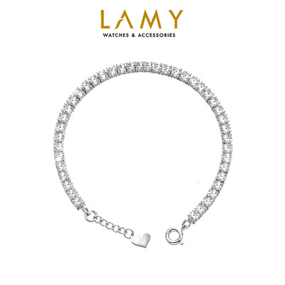 Vòng tay bạc LAMY Aurora Tennis Bracelet 2280