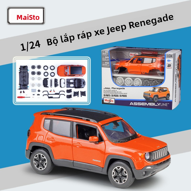 Mô Hình Xe Maisto 1:24, Xe Hợp Kim Lắp Ráp DIY, Đồ Chơi Trí Tuệ Cho Bé Trai