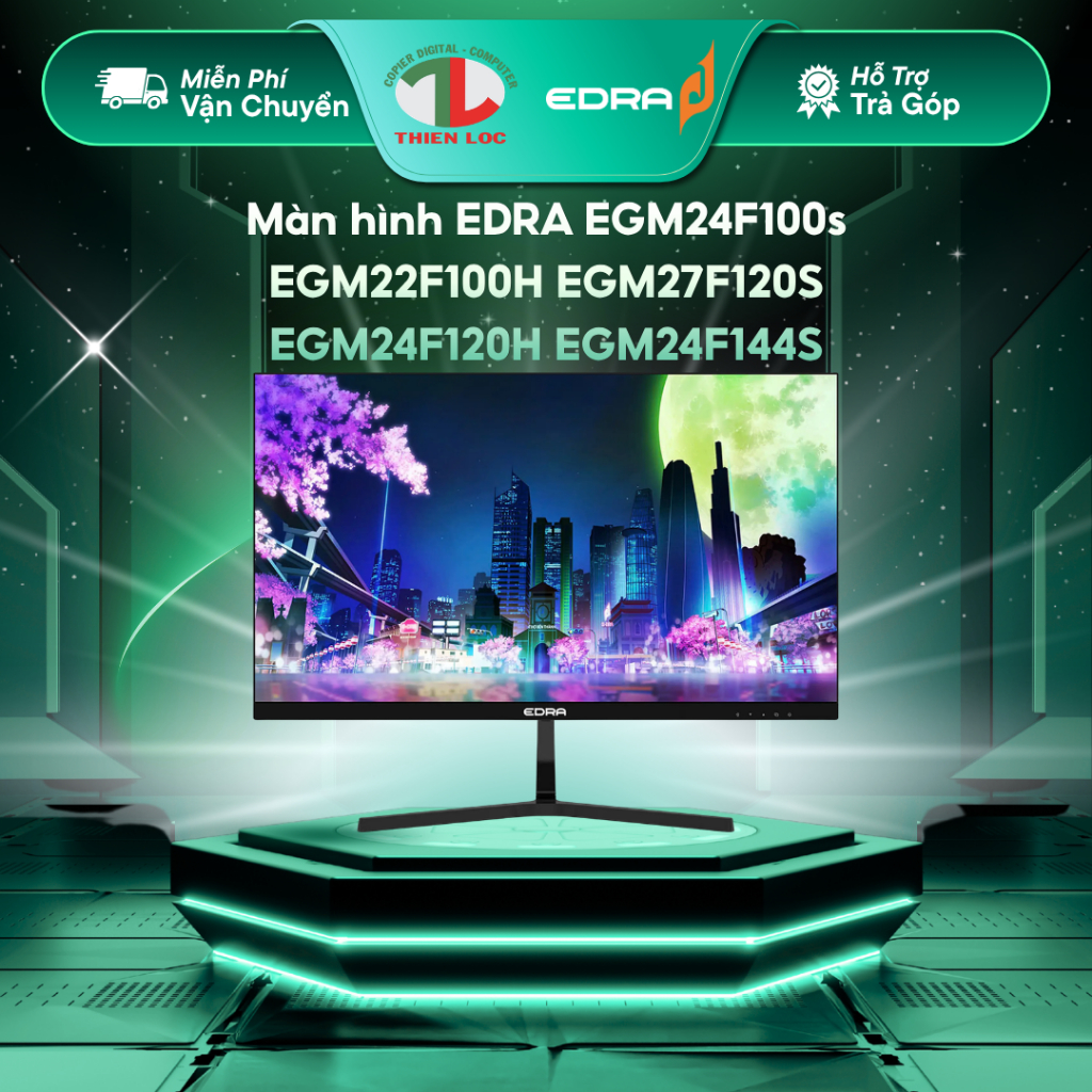 [ Full VAT ] Màn hình EDRA EGM24F100s EGM22F100H EGM27F120S EGM24F120H EGM24F144S LCD, IPS, 100Hz, 1