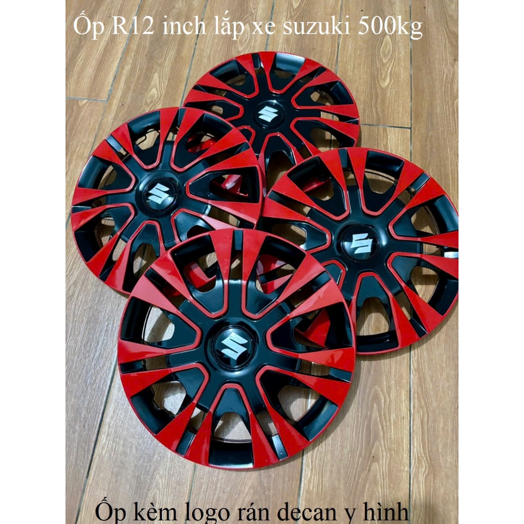 Ốp lazang R12 ốp lazang suzuki - ốp xe tải suzuki 500kg, ốp mâm 12 inch, ốp chụp mâm xe ô tô tải nhỏ
