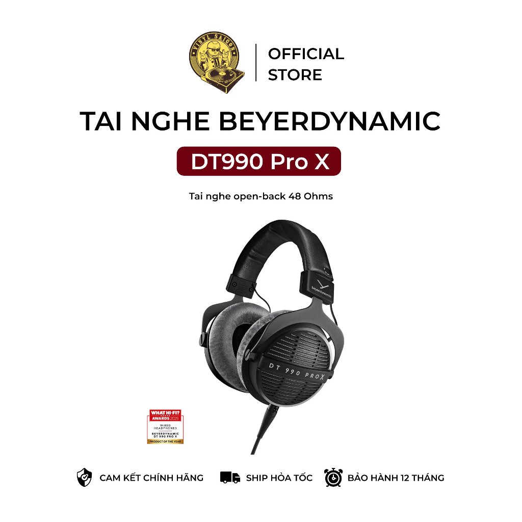 Tai nghe chụp tai Beyerdynamic DT 990 Pro X - Bảo hành 12 tháng