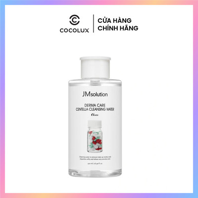 Nước Tẩy Trang JMsolution 500&850ml Derma Care Centella Cleansing Water Clear giúp làm sạch bụi bẩn