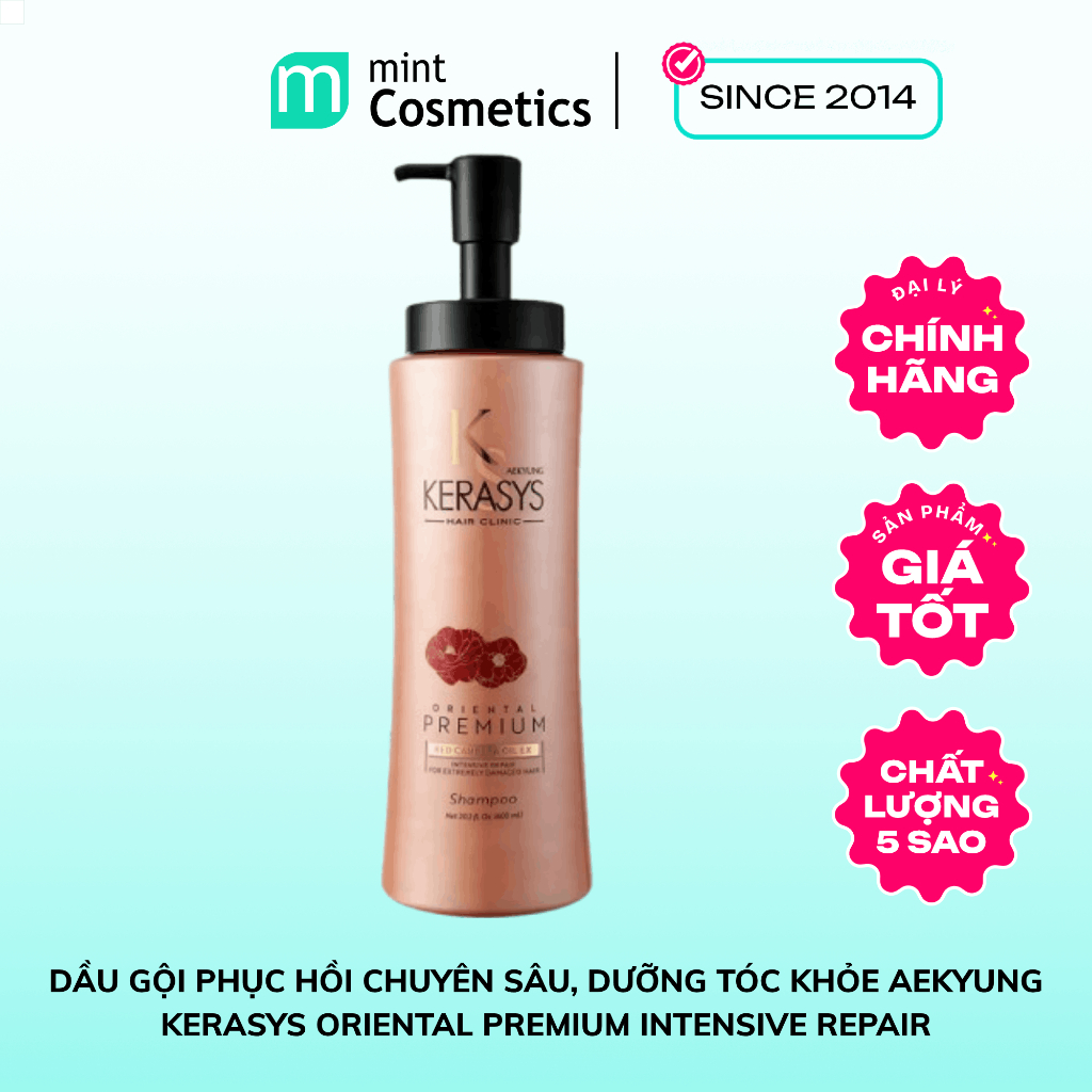 Dầu Gội - Xả Phục hồi chuyên sâu, dưỡng tóc khỏe Aekyung Kerasys Oriental Premium Intensive Repair