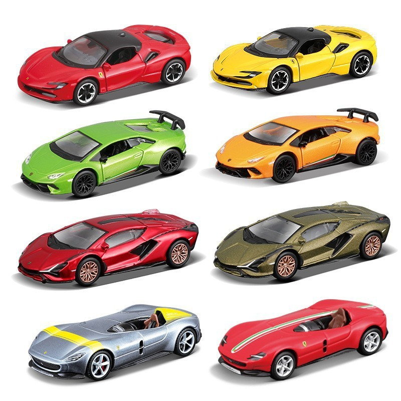 Xe Mô Hình Maisto 1:64, Ferrari, Lamborghini, Porsche, Hợp Kim, Đế Hợp Kim, Quà Tặng Bé Trai