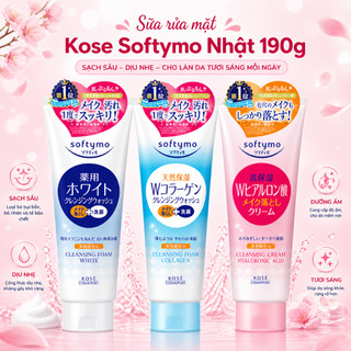Sữa rửa mặt Kose Softymo Nhật Bản 190g