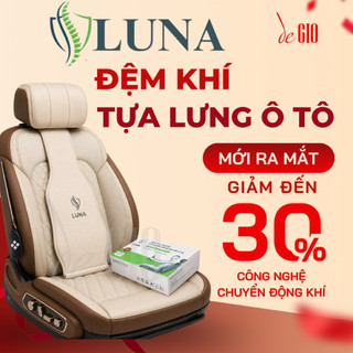 ĐỆM KHÍ TỰA LƯNG Ô TÔ | LUNA – NÂNG ĐỠ CỘT SỐNG, CHUẨN TƯ THẾ KHI LÁI XE