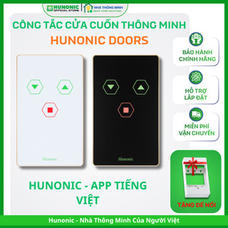 Công Tắc Cửa Cuốn Wifi Hunonic Door S – Phiên Bản Mới 2026 Điều Khiển Từ Xa Qua App Hunonic