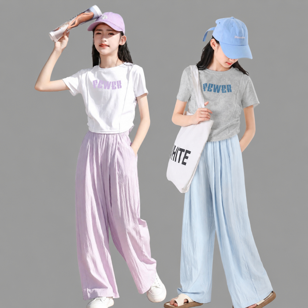 Áo in chữ Fewer cho bé gái size đại BEESHOP H26075