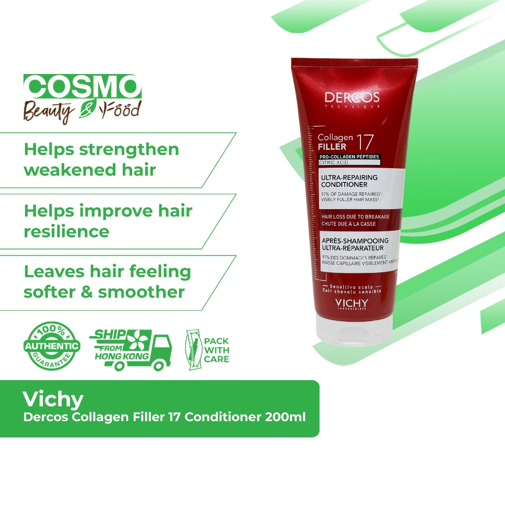 Vichy Dercos Collagen Filler 17 Conditioner 200ml