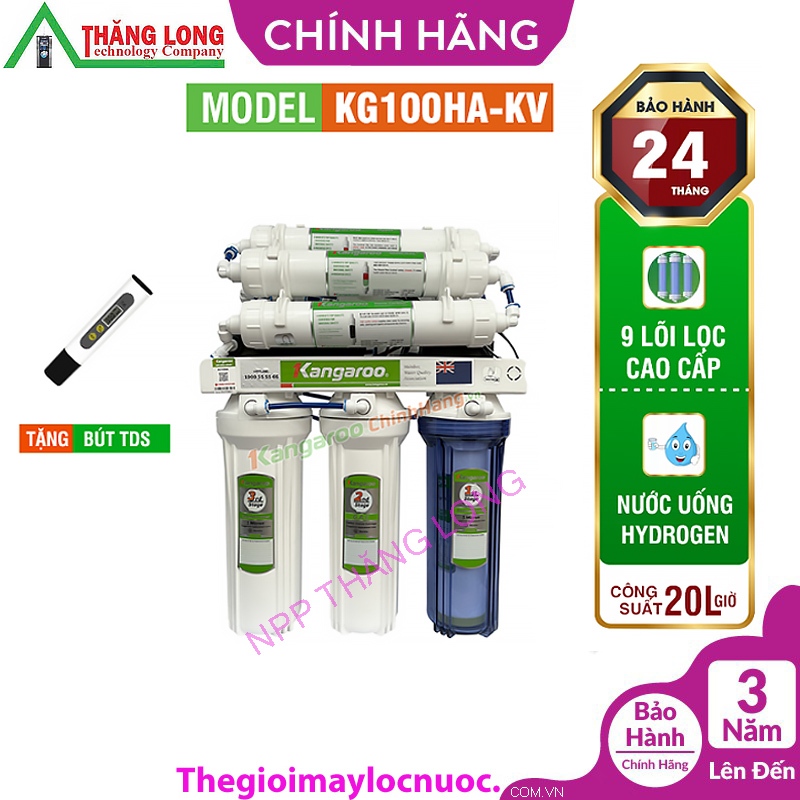 Máy lọc nước RO Kangaroo KG100HA - Chính hãng