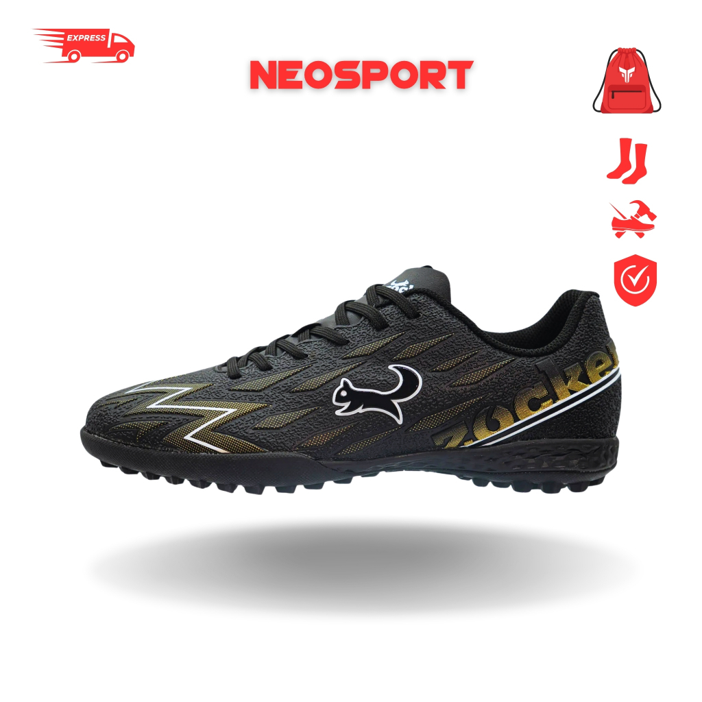Giày Bóng Đá Chính Hãng Zocker Inspire Pro Gen 2 Đen TF
