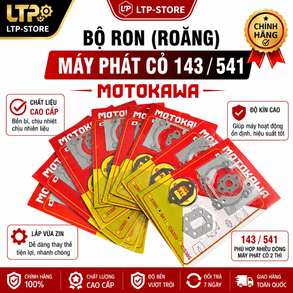 Bộ Ron (Roăng) Máy Phát Cỏ 143 / 541 Kiểu Hu | Máy Cắt Cỏ | Chính Hãng MOTOKAWA