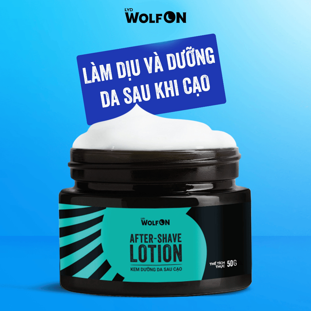 Kem Dưỡng Ẩm Da Vùng Kín Sau Cạo LYD Wolf On, Dưỡng Ẩm, Phục Hồi Da, Giúp Làm Dịu Da 50ml