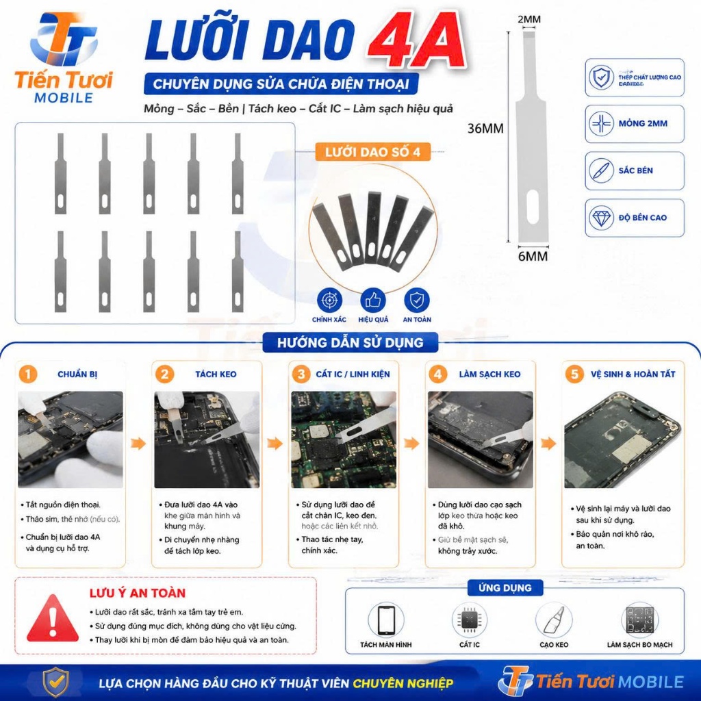 Dao mổ 11,dao số 4,dao 4a làm lưng ,cạo ic (hộp 10 cái) ,mới về hàng