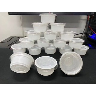 Set 100/200 ly 405(100ml) PP SỮA CHỊU NHIỆT - Nắp không  chịu nhiệt -đựng tàu hủ,rau câu, bánh flan