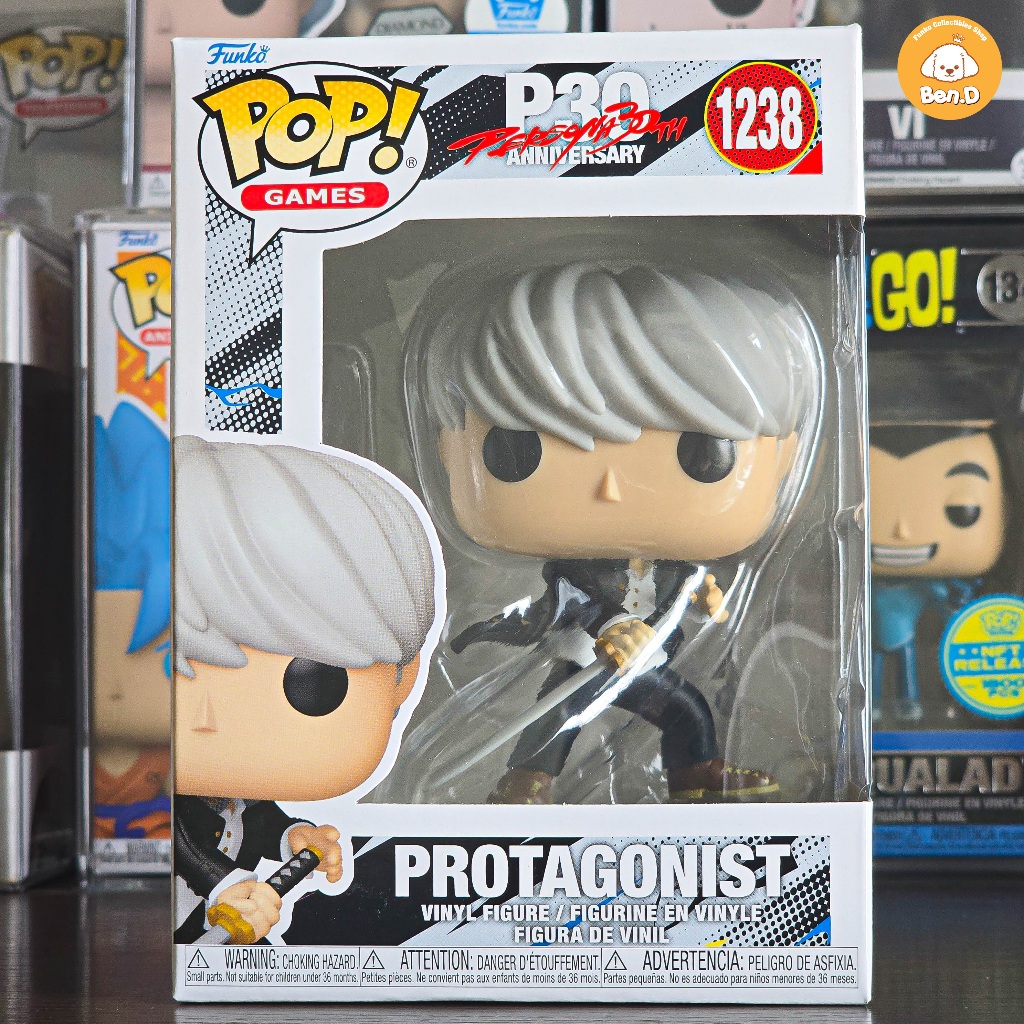 Mô hình Funko POP Games: Persona (30th Anniversary) - Protagonist (Persona 4) #1238