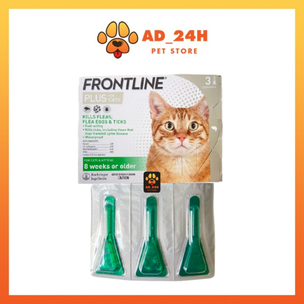 Hộp Frontline Plus Cats_nhỏ gáy mèo tránh ve rận