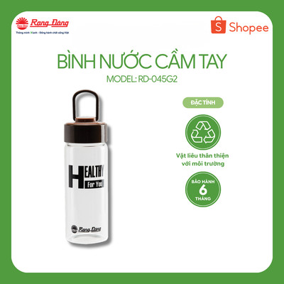 Bình nước cầm tay tự thiết kế Rạng Đông model 045G2