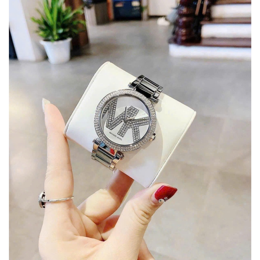 Đồng hồ nữ MICHAEL K0RS MK6658 Watch 39mm, Full box, Luxury diamond watch
