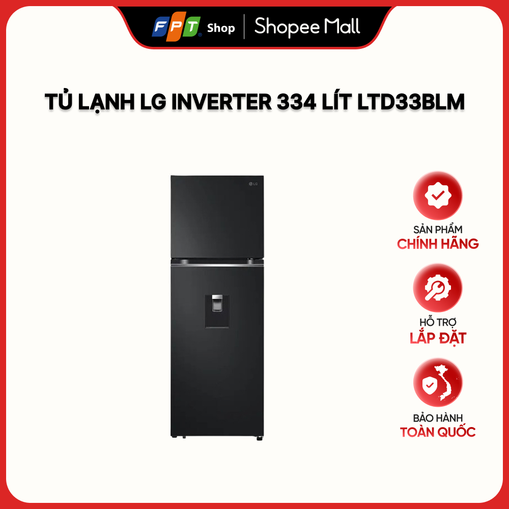 Tủ lạnh LG Inverter 334 lít LTD33BLM