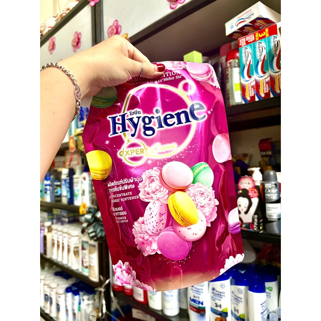 HỒNG BÁNH NỘI ĐỊA 1L - NƯỚC XẢ VẢI ĐẬM ĐẶC HYGIENE THÁI LAN