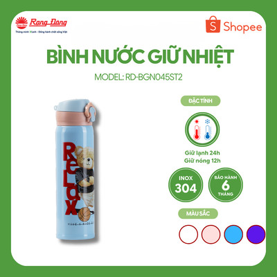 Bình giữ nhiệt cho bé chất liệu inox 304 cute nhiều màu