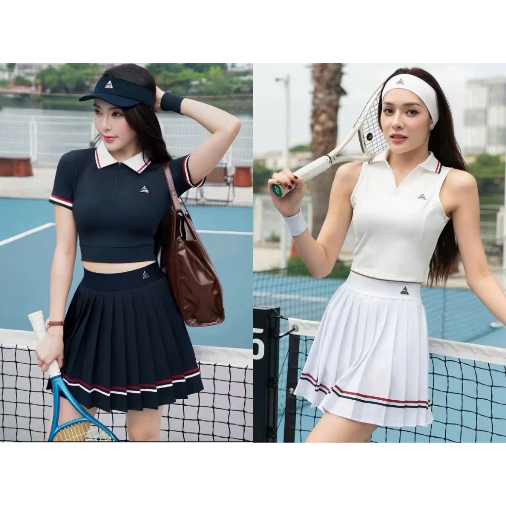 LUNA Fashion Chân Váy Tennis Nữ Xếp Ly Hàn Quốc Trẻ Trung