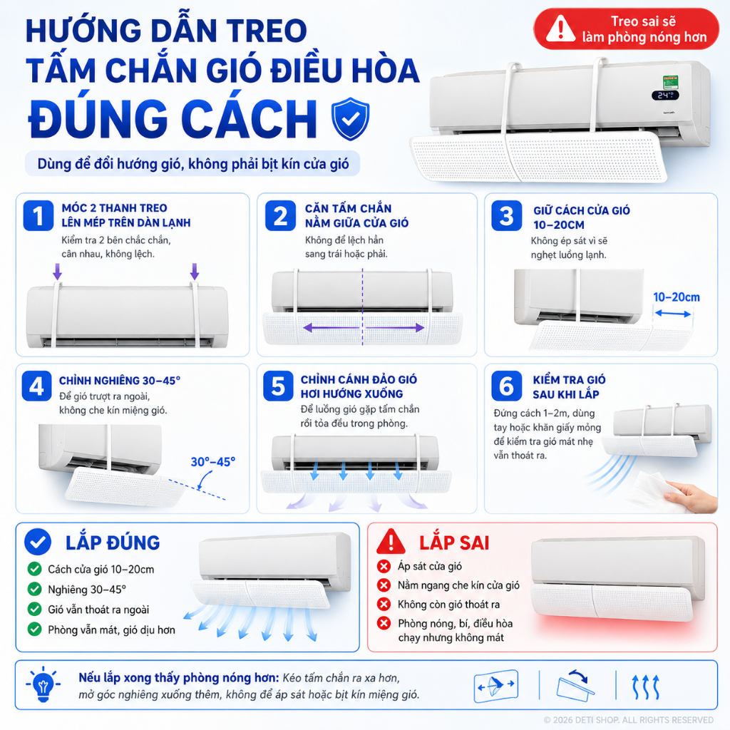 Tấm chắn gió điều hòa 🌸FREESHIP🌸 tấm chắn đổi hướng gió điều hòa máy lạnh có thể điều chỉnh kích thước | BigBuy360 - bigbuy360.vn
