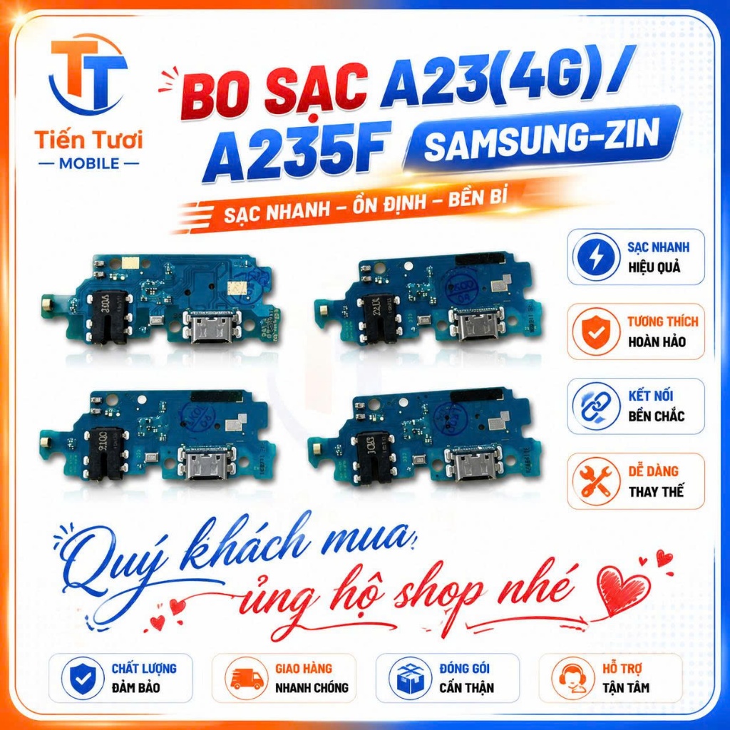 Bo sạc Samsung A23 4G/A235F