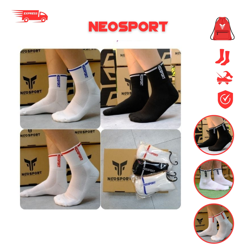 Tất/Vớ Dệt Kim NEO SPORT - Lửng