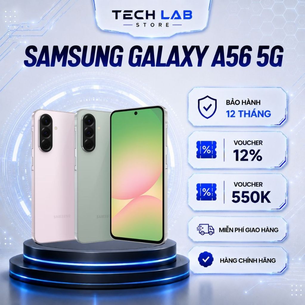 Điện thoại SAMSUNG Galaxy A56 5G RAM 8GB ROM 128GB Chip Exynos 1580 8 nhân - Bảo hành 12 Tháng
