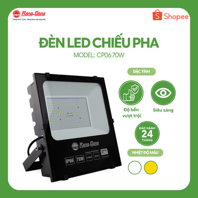 Đèn Pha LED 70W Rạng Đông Model: D CP06L 70W