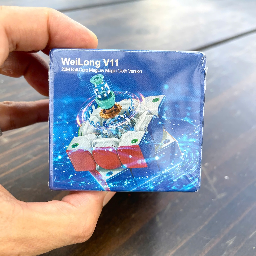 Sale 1 bộ - Rubik 3x3 MoYu WeiLong WRM V11 20M Ball Core MagLev Premium – Phiên Bản Cao Cấp Mới Nhất