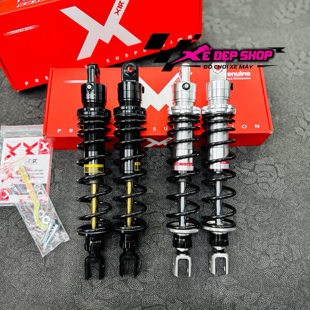 Phuộc D3 X1r mẫu Daytona gắn Shvn sh125 sh150 AB160 AB4val Quantum Datbike Vinfas Feliz - phụ kiện t
