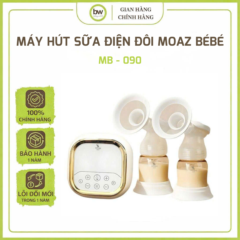 Máy Hút Sữa Điện Đôi Moaz Moaz Bebe MB 090