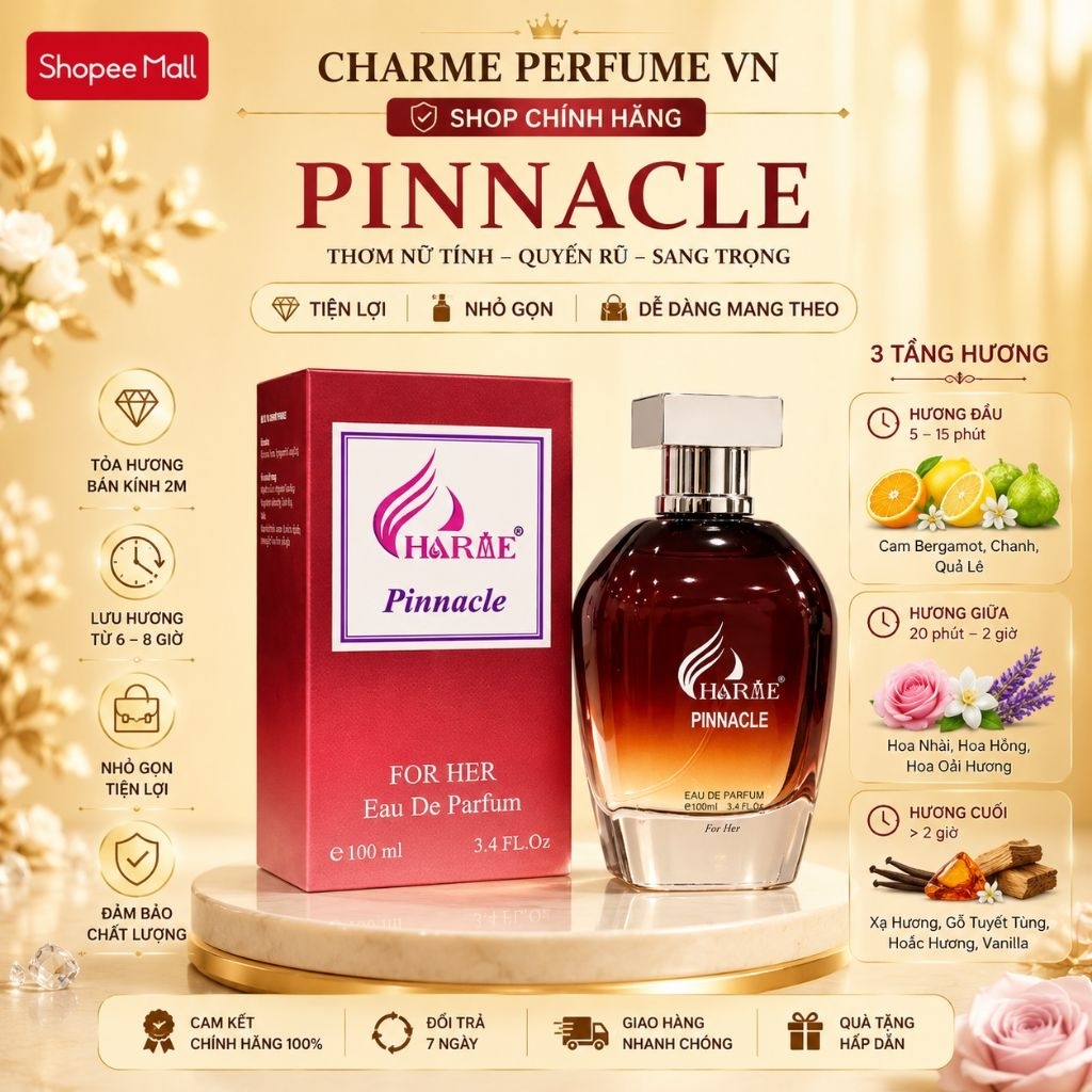 NƯỚC HOA CHARME PINACLE 100ML - NƯỚC HOA CHARME CHÍNH HÃNG