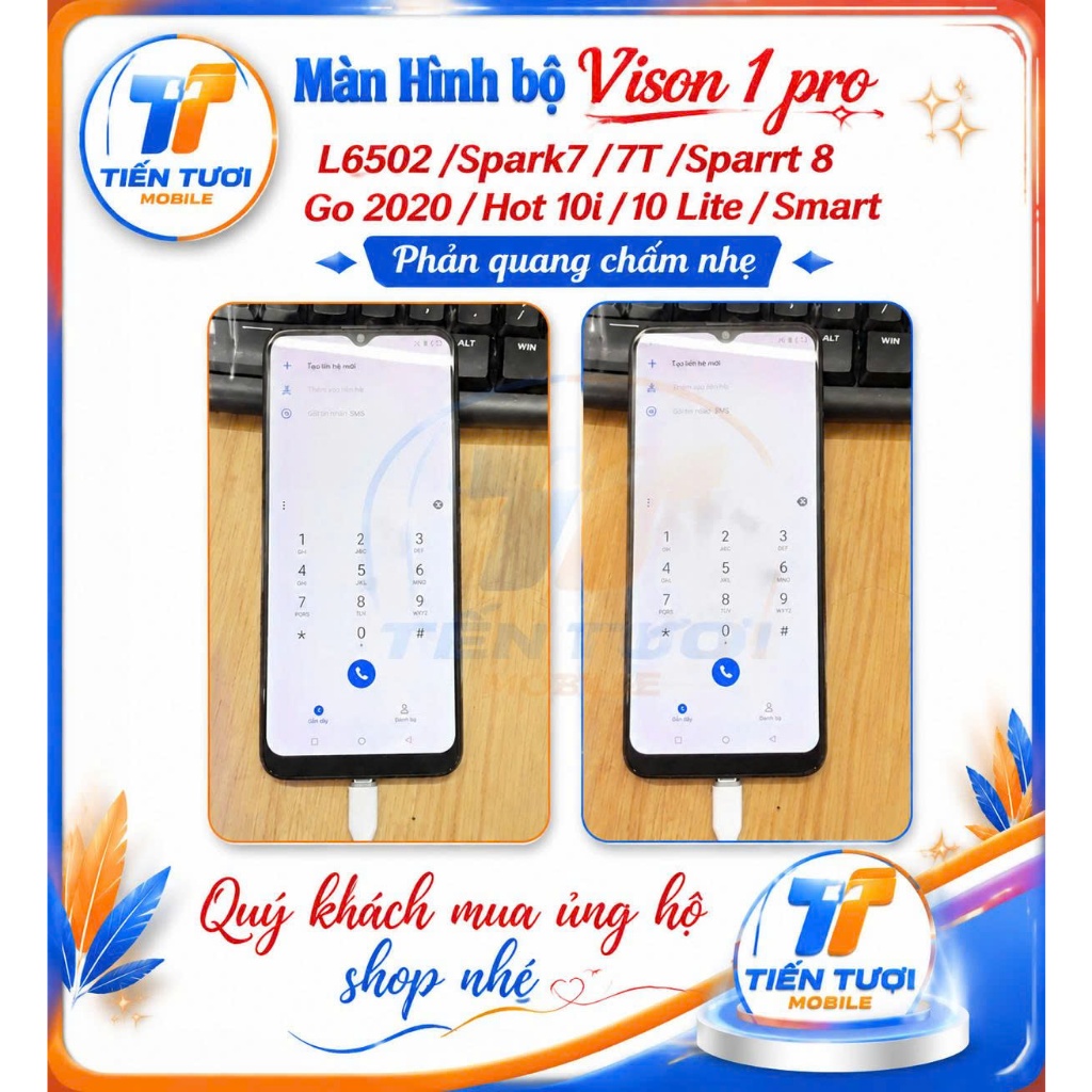Màn hình Vison 1 Pro L6502 -  Màn Phản Quang Hồng Nhẹ