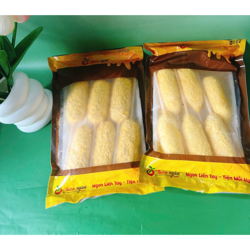 Set 3 khay  Hotdog xúc xích phô mai kéo sợi (mỗi khay 6 cây)