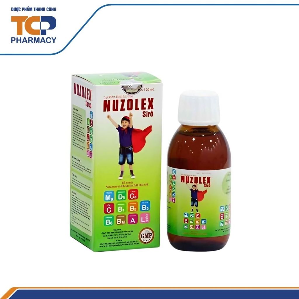 Siro Nuzolex- Bổ Sung Vitamin, Hỗ Trợ Tiêu Hóa Cho Bé 120ml