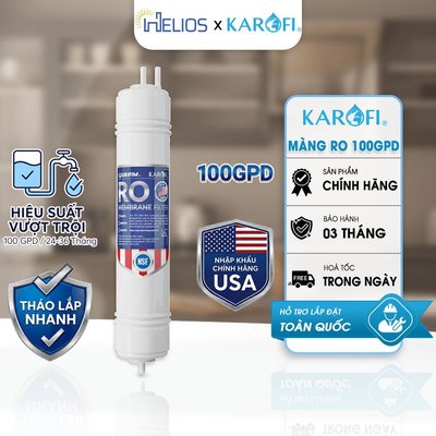 Màng RO 100GDP Karofi Mỹ Nối Nhanh Chính Hãng - Bảo Hành 3 Tháng