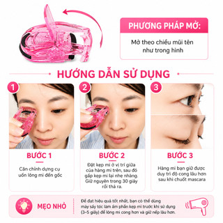 Bấm Mi Kai Beauty Care Compact Curler Giúp Mi Cong Tự Nhiên Nhỏ Gọn Dễ Sử Dụng Nhật Bản