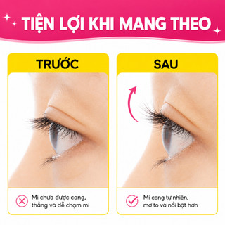Bấm Mi Kai Beauty Care Compact Curler Giúp Mi Cong Tự Nhiên Nhỏ Gọn Dễ Sử Dụng Nhật Bản