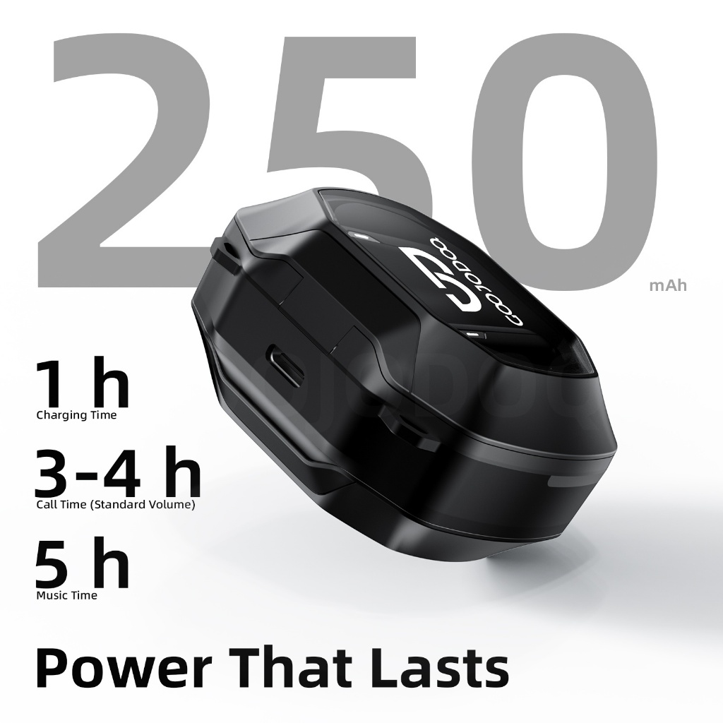 Tai Nghe GOOJODOQ 2 Trong 1 Tặng Kèm 2 Cặp (In-ear + Semi-in-ear) Trong Cùng Hộp, Kết Nối 2 Thiết Bị Cùng Lúc,Pin 5 Giờ | BigBuy360 - bigbuy360.vn