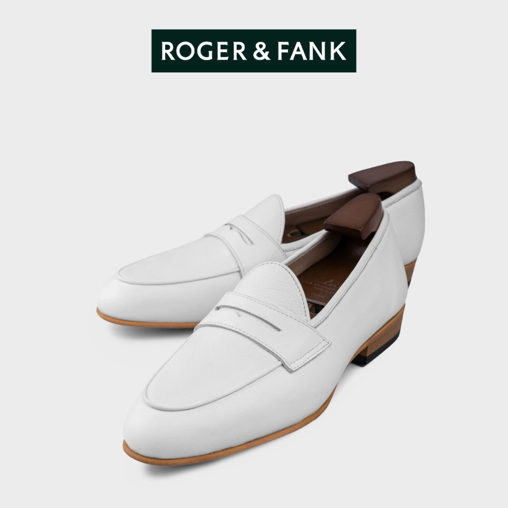 Giày da bê cao cấp Penny Loafer ROGER & FANK