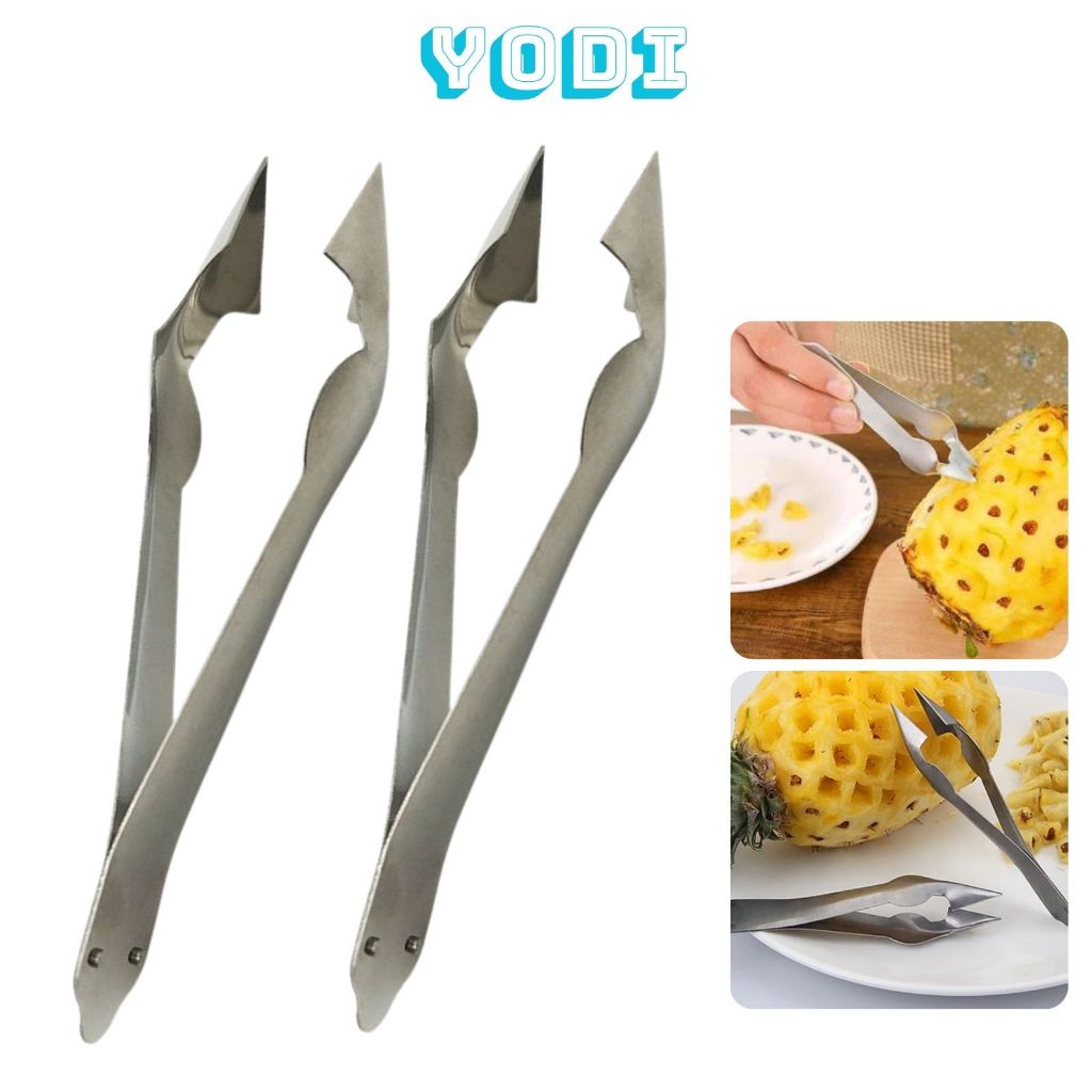 Dao Gọt Mắt Thơm Dứa – Nhíp Gắp Mắt Thơm, Dao Gắp Mắt Thơm Siêu Nhanh Thông Minh Tiện Lợi