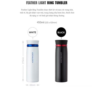 🍒🍒BÌNH GIỮ NHIỆT FEATHER LIGHT LOCK&LOCK-LHC4131