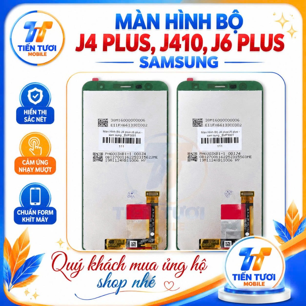 Màn hình bộ samsung J4 Plus,j410,j6 plus, j4 core ,mới