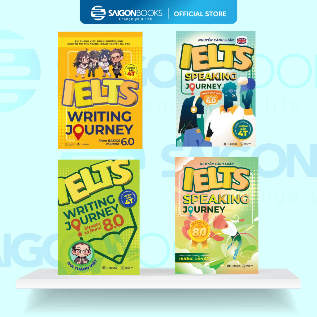 Trọn Bộ Sách IELTS JOURNEY Writing & Speaking: Lộ Trình Học IELTS Từ Cơ Bản Đến 8.0